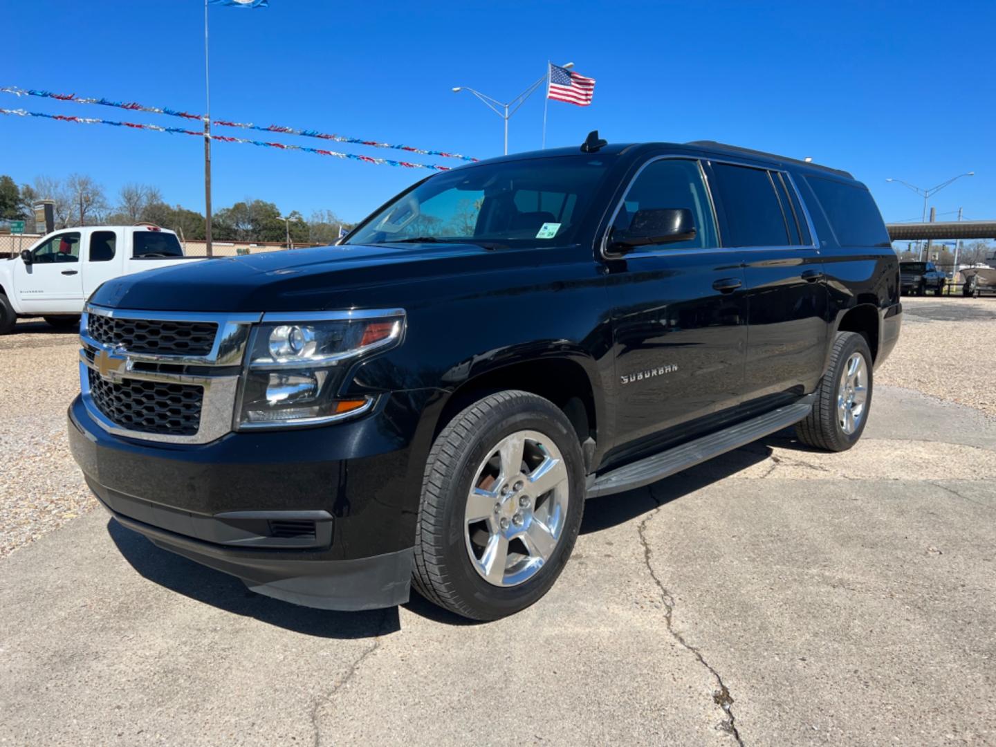 2015 Black /Black Chevrolet Suburban LT (1GNSCJKC9FR) with an 5.3L V8 engine, 6-Speed Automatic transmission, located at 4520 Airline Hwy, Baton Rouge, LA, 70805, (225) 357-1497, 30.509325, -91.145432 - 2015 Chevrolet Suburban LT 5.3 V8 Gas, 184K Miles, Heated Leather Seats, 7 Passenger Seating, Sunroof, Bose, Backup Camera, Does Have Minor Scratches, Tow Pkg. NO IN HOUSE FINANCING. FOR INFO PLEASE CONTACT JEFF AT 225 357-1497 CHECK OUT OUR A+ RATING WITH THE BETTER BUSINESS BUREAU WE HAVE BEEN A - Photo#0